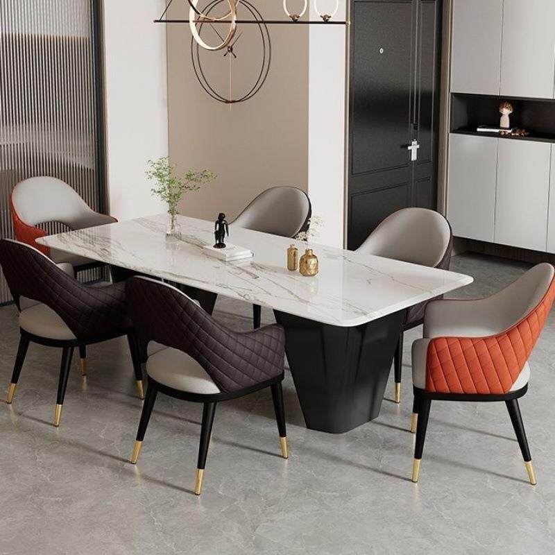 轻豪华餐椅家用洽靠背甲MAP椅卧室美凳餐厅酒店奢谈接待餐椅蝴蝶