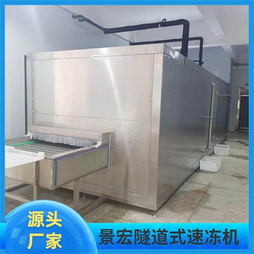 小龙虾生蚝牡蛎鱼片速冻机商用低温贝类龙虾尾大虾隧道式速冻机