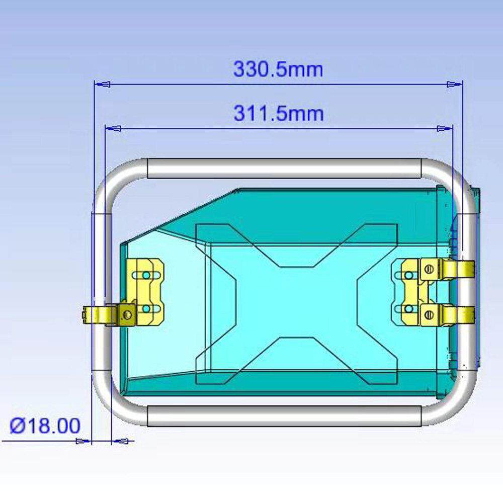摩托车边箱内侧工具箱适合BMW水鸟R1200GS/贝纳利TRK502 低侧排气