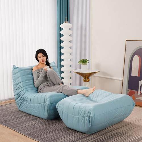 毛毛虫沙发阳台休卧闲室客厅547可躺可睡儿童懒奶沙发油人风单人