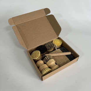 洗锅刷厨房多功能刷子洗碗海绵去污锅刷自由组合套装 实木锅刷套装