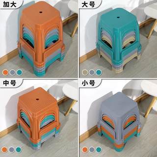 塑料凳子加厚家用客厅方凳熟胶儿童小板凳浴室矮凳茶几换鞋凳椅子
