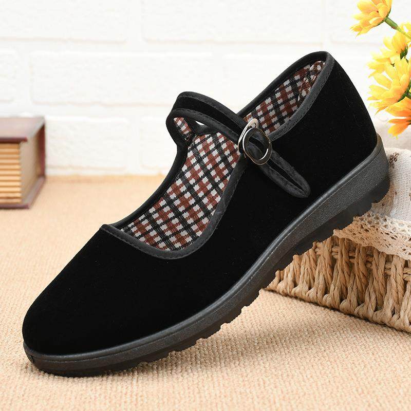 布鞋女透气老北京布鞋平底工作鞋酒店黑色上班鞋妈妈鞋广场舞蹈鞋,女鞋,帆布鞋,淘宝优惠券,粉丝福利购,淘宝优惠卷