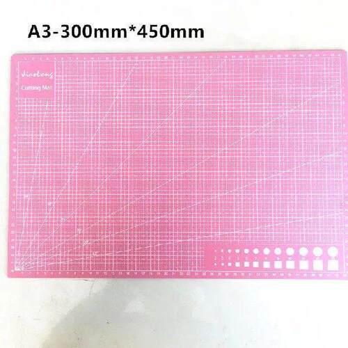 A3 PVC Rectangle Grid Lines Self Healing Cutting Mat Tool