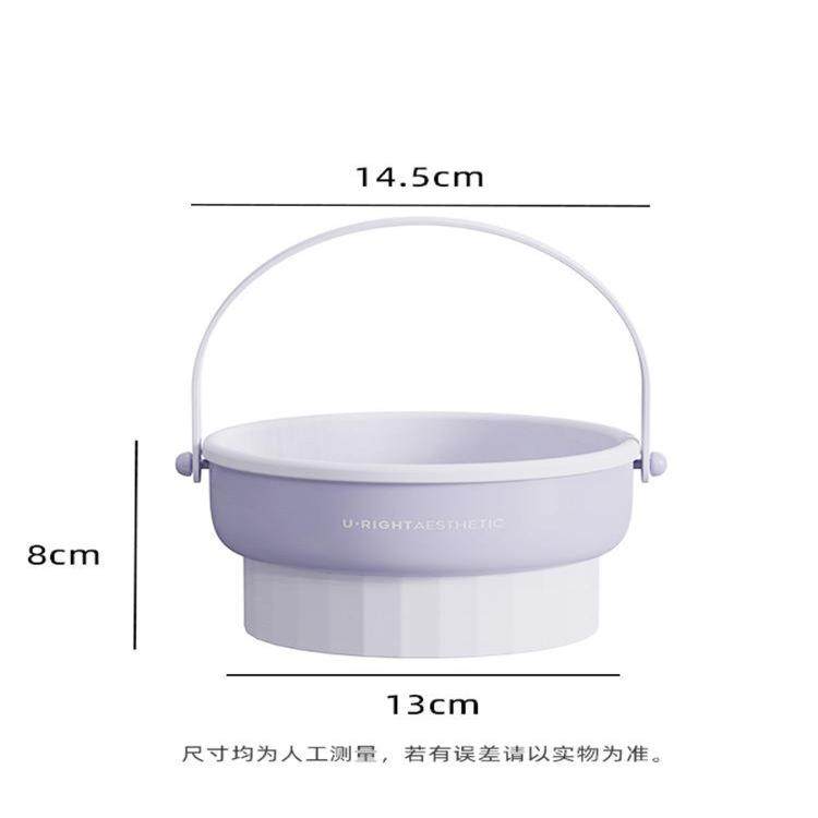 化妆刷清洗碗不伤刷毛硅胶洗晾收纳一器粉扑清洁工具清洗盒