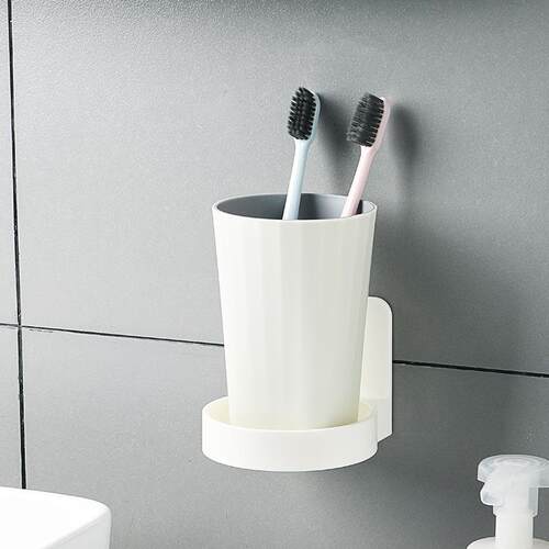 Wall-mounted Round Bottle and Cup Holder, Kitchen and Bathro