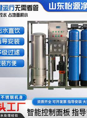 工业ro反渗透净水设备商用大型反渗透纯水机器ro去离子直饮水设备
