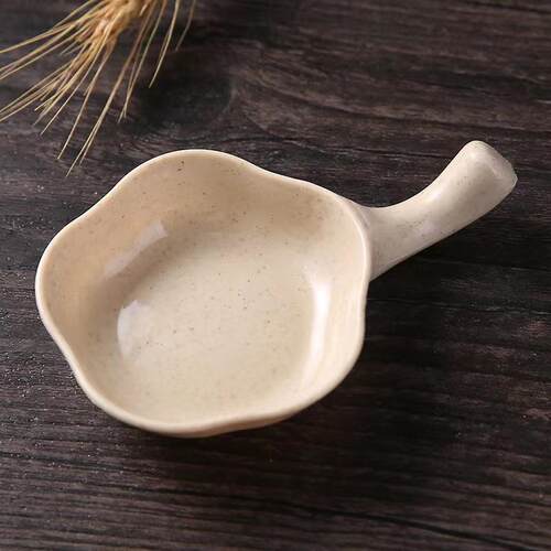 Home-use Condiment Dishes Creative Straw Mini Japanese-style