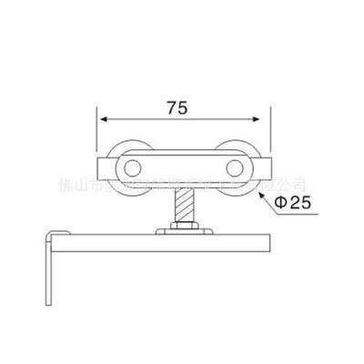 折叠门门窗 低价8018yad轮吊吊轮-出售