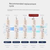 净水器滤芯通用五级套装 家用10寸快接超滤膜ro膜反渗透净水机滤芯