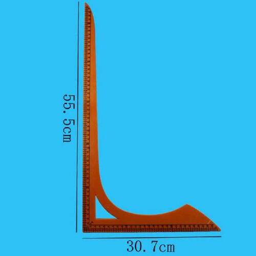Clothing Cutting Ruler Large L Patchwork Ruler Double Scale