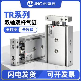 100s 小型气动双轴双杆大推力气缸 TR6