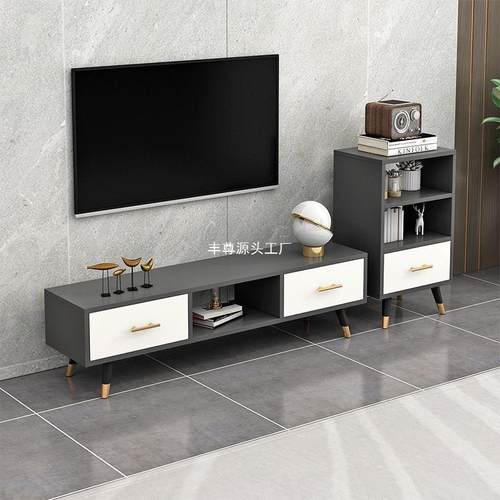 现代约视柜电视柜小户型窄JPE小主简卧房间茶几组合电家地具柜轻