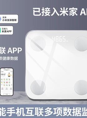 体重秤电子秤小型充电体脂秤家庭称重计人体称体重称克智能家用