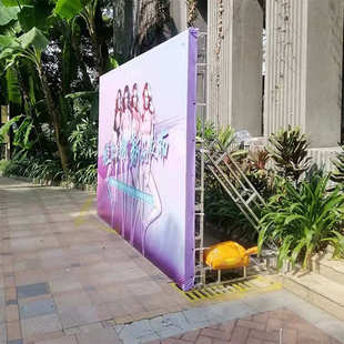 桁架工厂供应镀锌加厚方管钢铁桁架舞台背景架签到墙会议活动背景