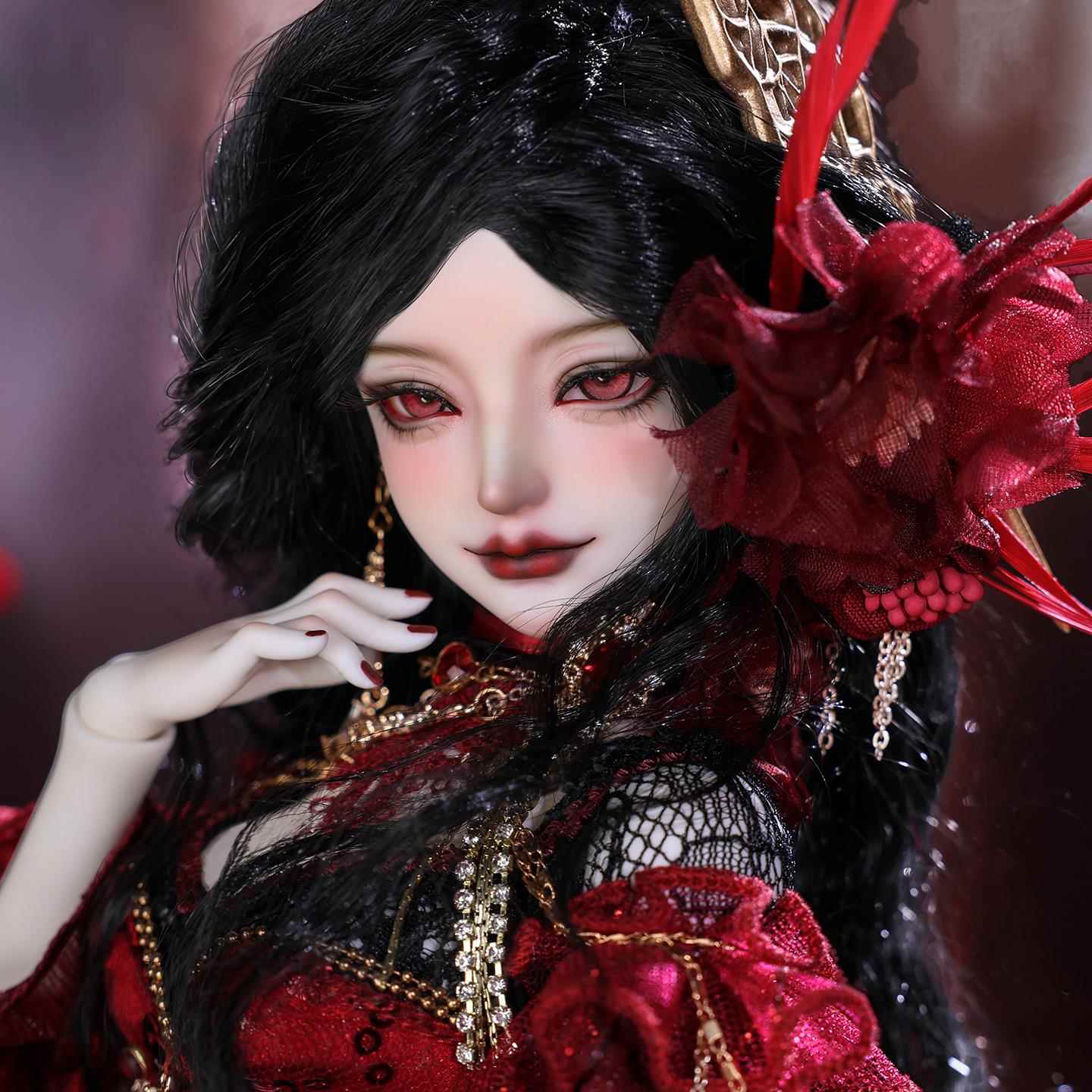 限量 GEM贵族娃娃 禁忌之庭4分BJD女娃 卡姐 斯卡莉特1/4全套潮玩