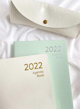 屿鱼文创2022年日程本A5年计划本时间管理效率手册自填日期手帐本