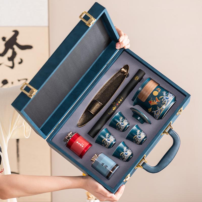 国潮文创茶具套装一壶四杯公司商务礼品年会活动伴手礼送客户礼物