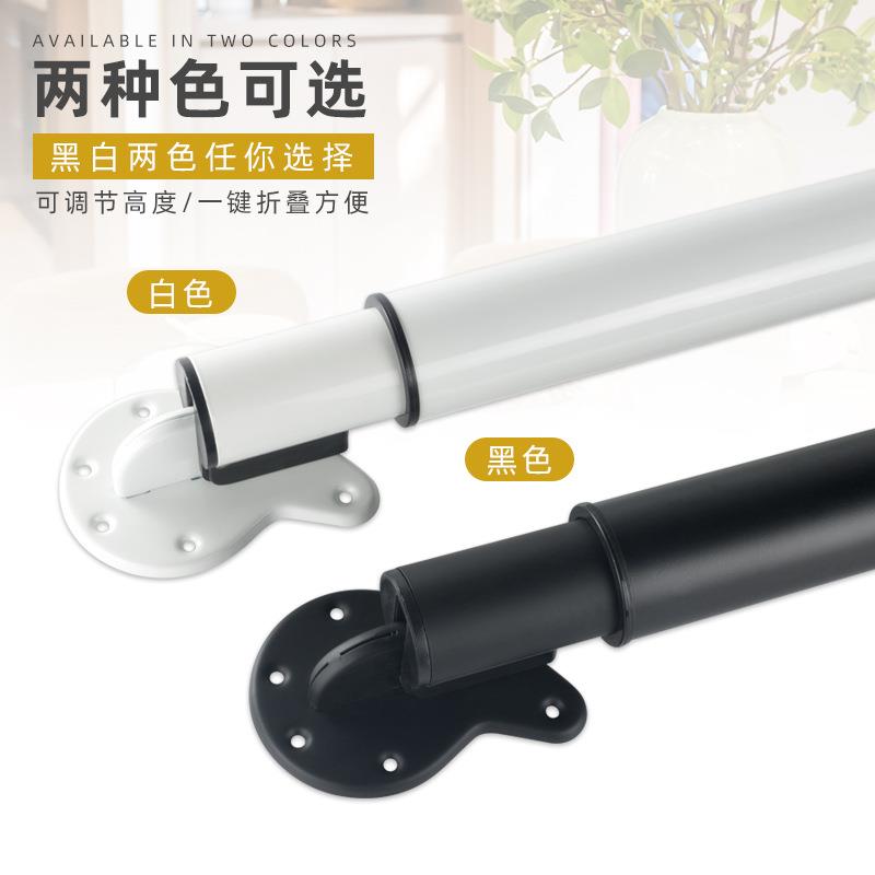 腿升降腿伸JEY缩可调节桌吧台脚腿撑桌子支架橱柜腿折叠桌支腿桌
