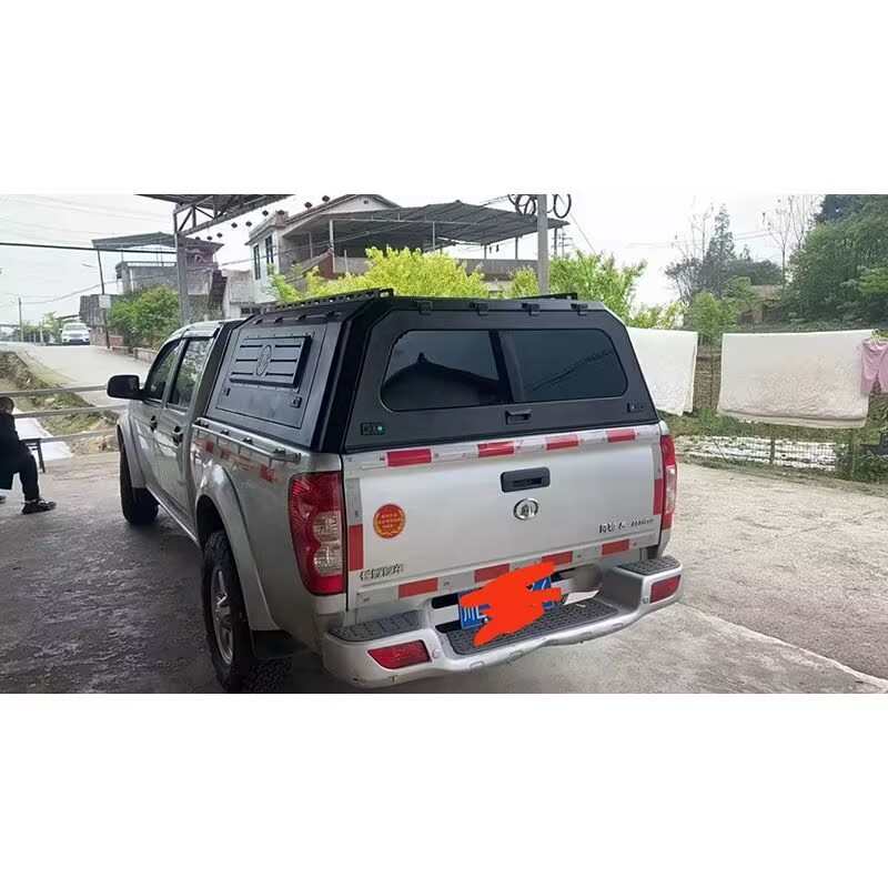 长城风骏皮卡专用三开门后盖防雨棚加厚锰钢材质皮卡货箱盖可承重