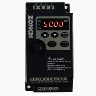 0R75G ZONCN众辰变频器NZ200 NZ100 4三相380V 2R2G单相调速 1R5G