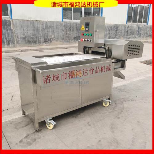 鸡爪子距骨分割设备 小型鸡爪劈半机 1600*1100mm凤爪切断机