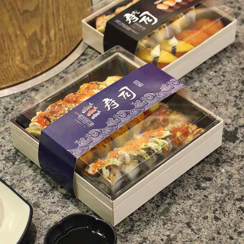 寿司打包盒一次性商用日式餐盒木质蛋糕盒子和果子提拉米苏包装盒
