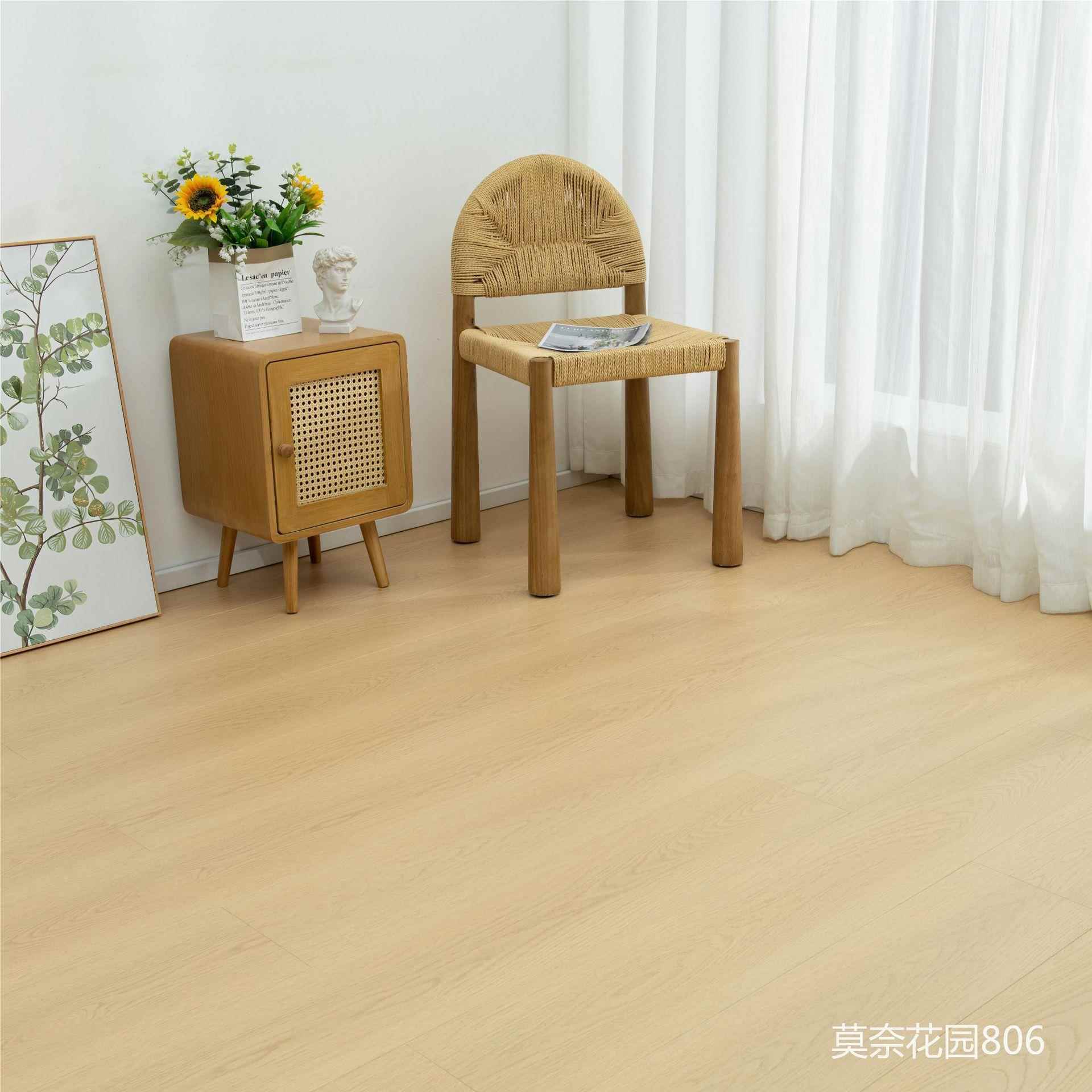三层专实木地板18mm地新暖防用ENF058级开裂酒店多层木地板手抓纹