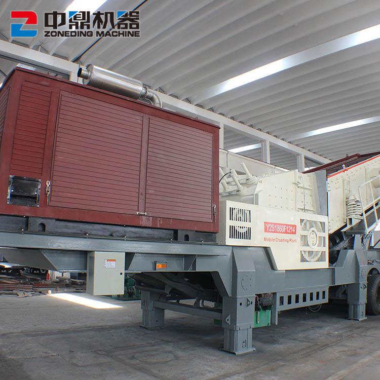 轮胎式动破碎站 矿石破碎站制砂机移 移动破碎行走式石料粉碎设备