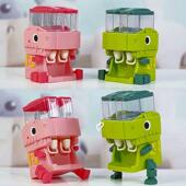 Water Dispenser Pink Dinosaur Cute Dual with Children Toy