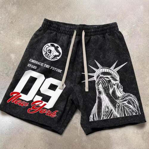 Men's Fashion Pure Cotton Sports Casual Shorts Trendy Street