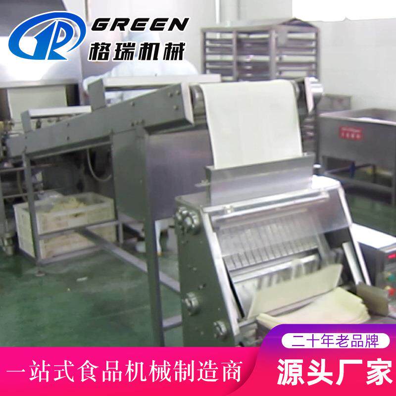 自动烤饼机卷饼机 全自动商用春饼机 方形燃气型春卷皮机械