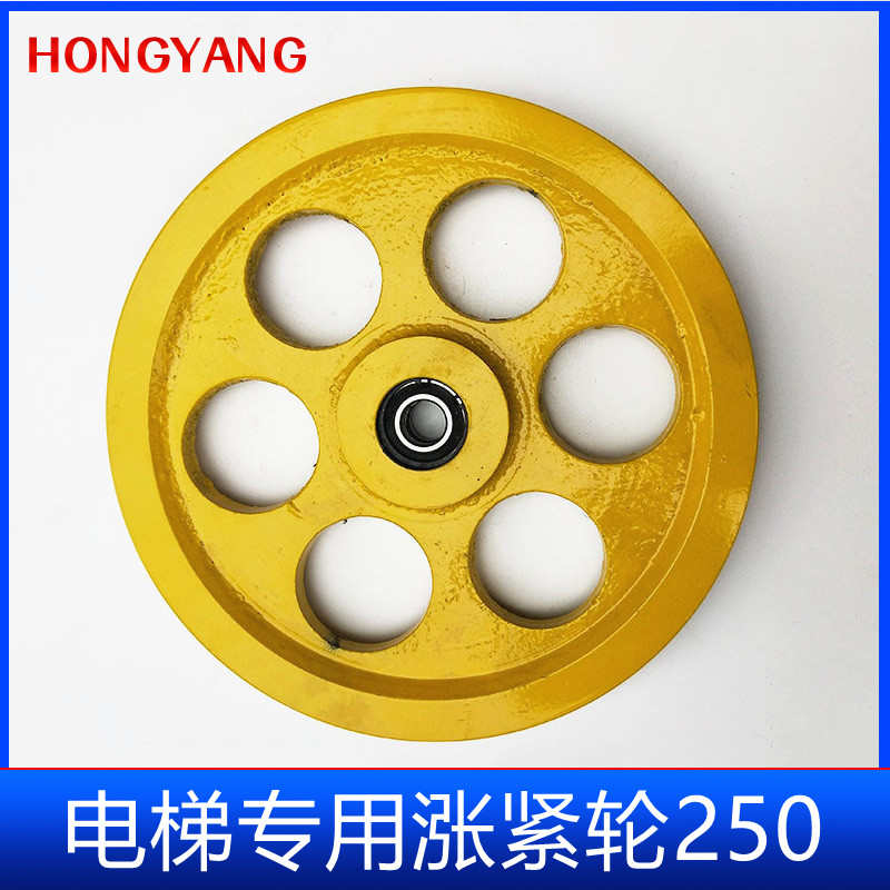 电梯涨紧轮 涨紧装置 限速器 250*20*6201 240 底坑电梯配件包邮