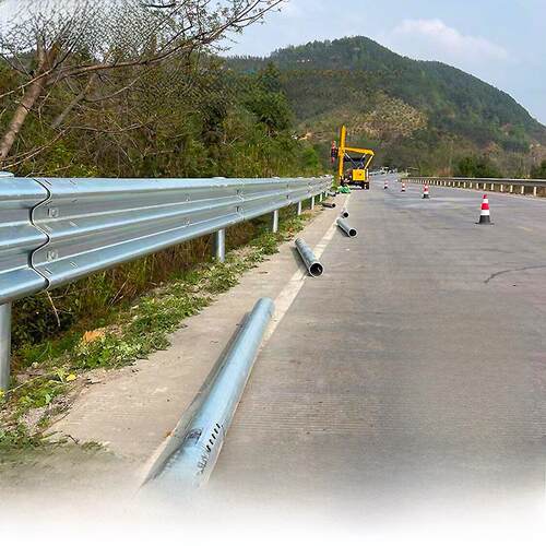 Gr-C-4E型波浪形护栏道路防撞护栏二级公路国家防撞护栏波浪形横