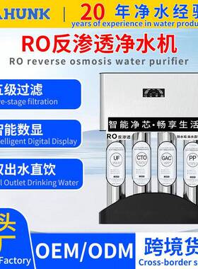 反渗透ro纯水机饮水机阻垢过滤器家用双出水设计反渗透纯水机