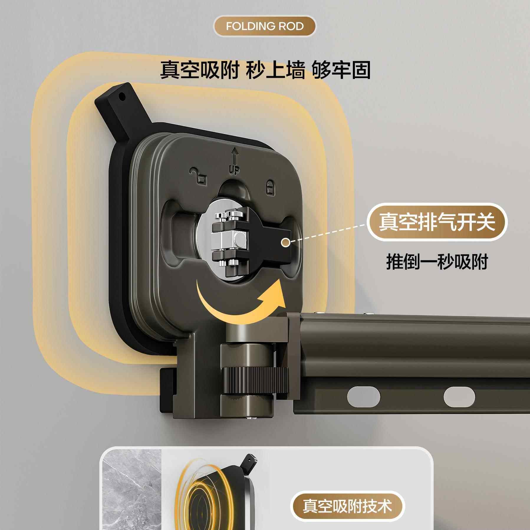 浴帘折叠隐浴F9856THM室免打孔卫生间洗澡形防水隔断干挡湿分离帘