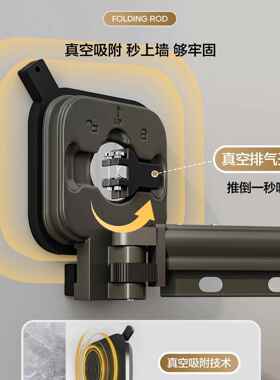 浴帘折叠隐室免打孔浴卫生间洗水澡形防水隔断F9856THM干湿分离淋