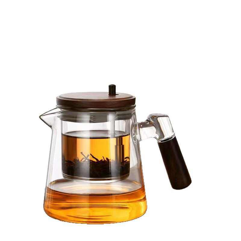 新款飘逸壶耐热玻璃泡茶壶一键茶水分离杯壶家用泡茶茶具套装,餐饮具,茶壶,淘宝优惠券,粉丝福利购,淘宝优惠卷