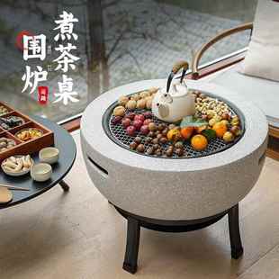 家用庭炉院火炉暖炉围炉取咨询客服外煮茶煮蟹木炭烧烤炭火户烧烤