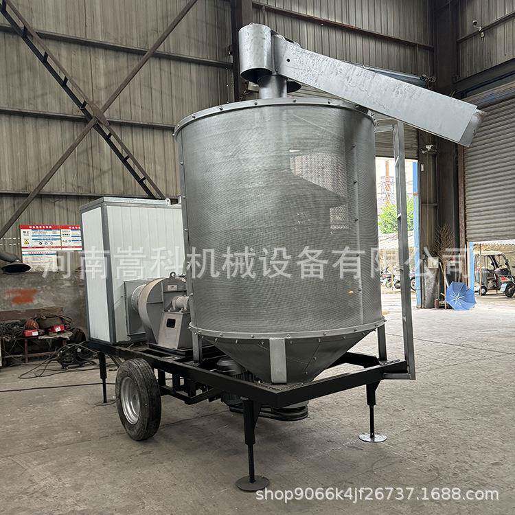 移动粮食烘干机高梁玉米稻谷大豆烘干设备车载移动方便