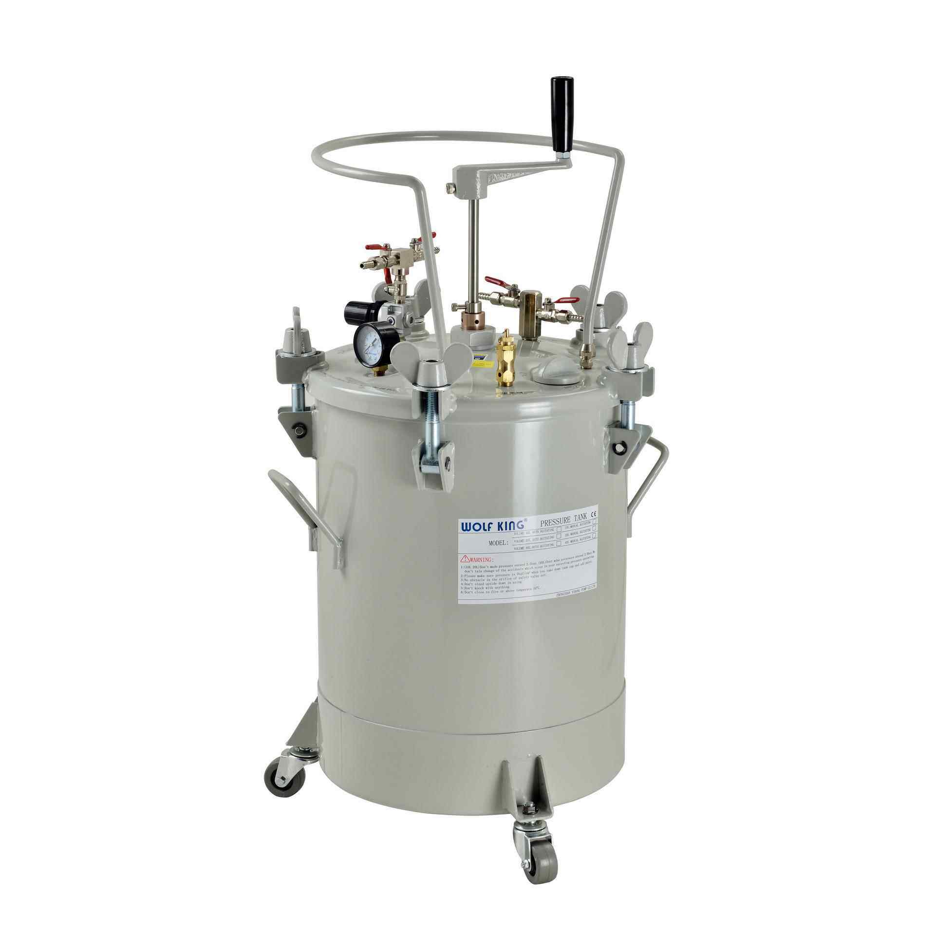 厂家供应 10L/20L/40L搅拌压力桶 自动搅动机/手动搅拌涂料压力桶