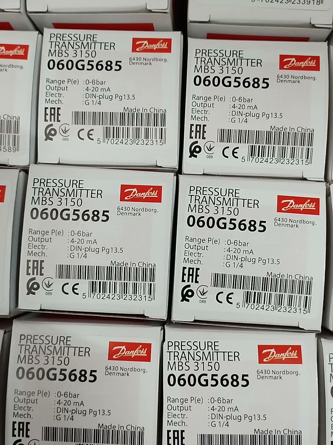 丹佛斯压力传感器060G5685全新原装现货议价