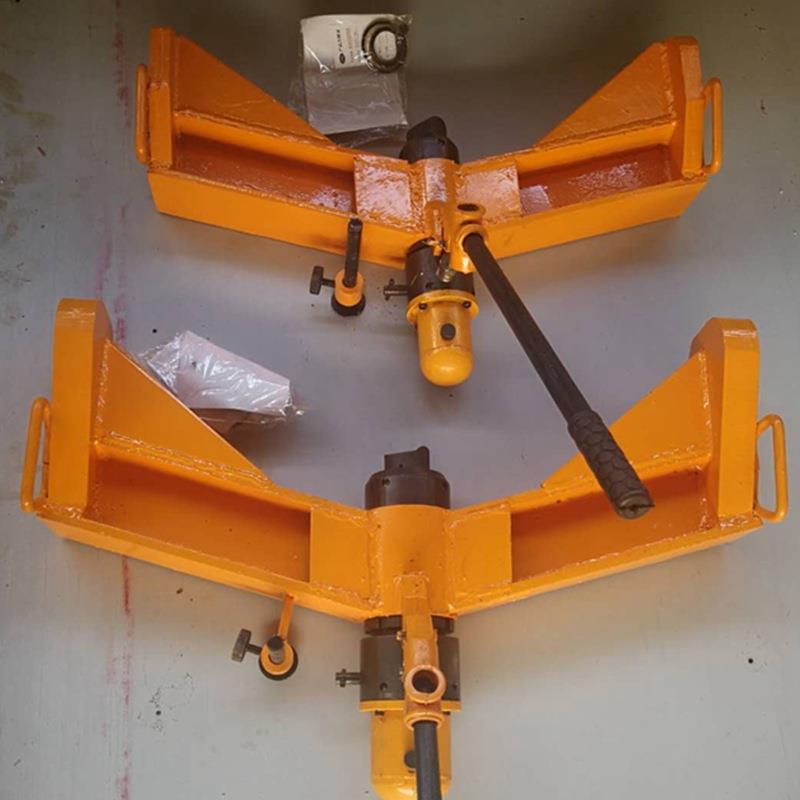 KWPY-300型水平液压弯道器 铁路钢轨便携式弯轨器 手动液压弯道机