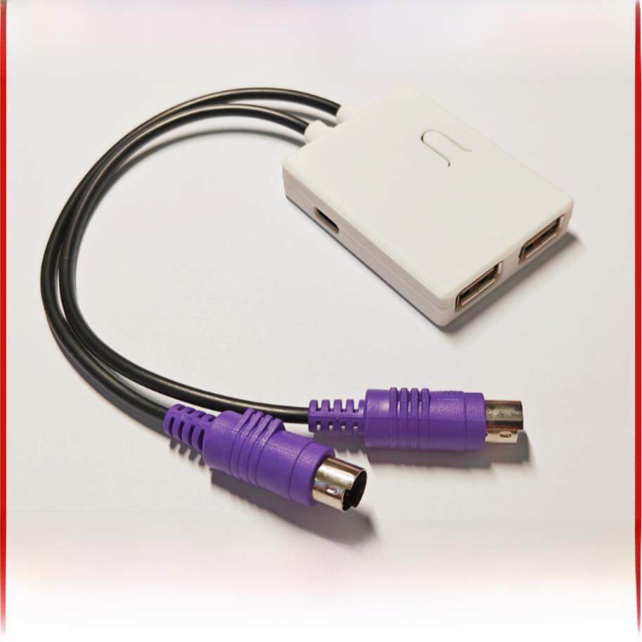 USB转Ps/2转换器鼠标键盘USB集线器内部网络主机向日葵控制