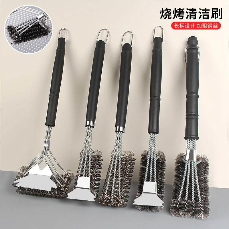 烧烤网清洁刷不锈钢洗烧烤架烧烤炉钢刷专用烧烤钢丝刷子清洁工具
