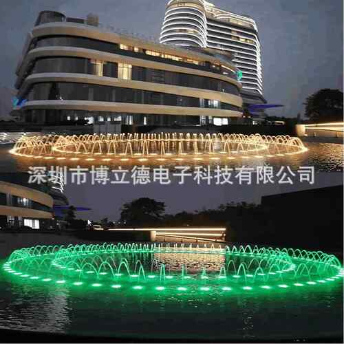 网红酒店广场景观水景音乐喷泉流水造景制作安装工厂灯光水秀