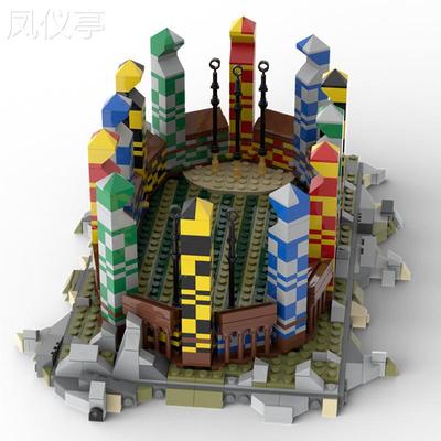 创意MOC建筑系列MOC-25430基迪奇球场兼容益智拼装积木