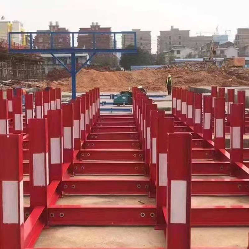 工地钢筋堆放架钢筋平台 建筑工地定型化钢筋材料摆放支架堆放架