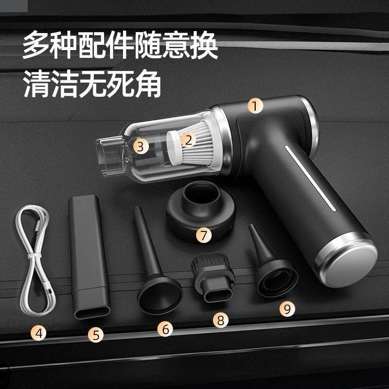车载吸尘器车用无线干湿充电汽车家用手持迷你吸吹两用高速吸尘器