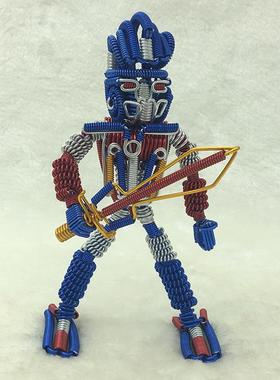 【小擎天柱】铝丝铝线手编机器人模型景区特色热卖地摊工艺品